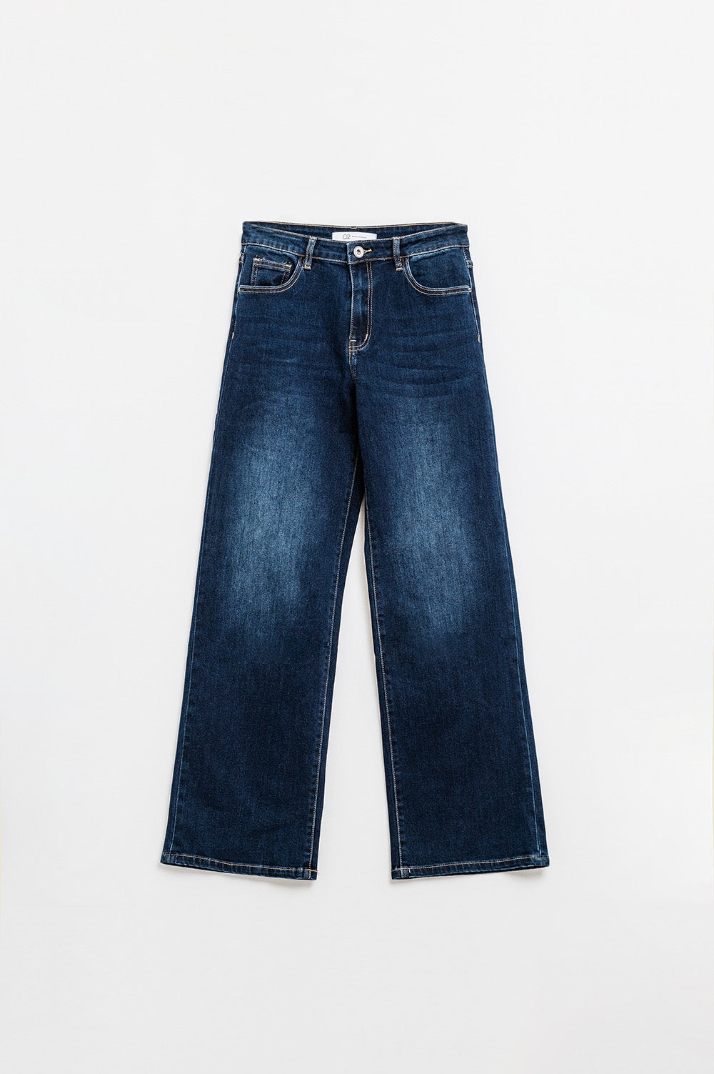 Dark wash wide leg 90's Jeans - Denim