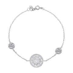 Pulseira Alena Sun Coin | Prata de Lei 925
