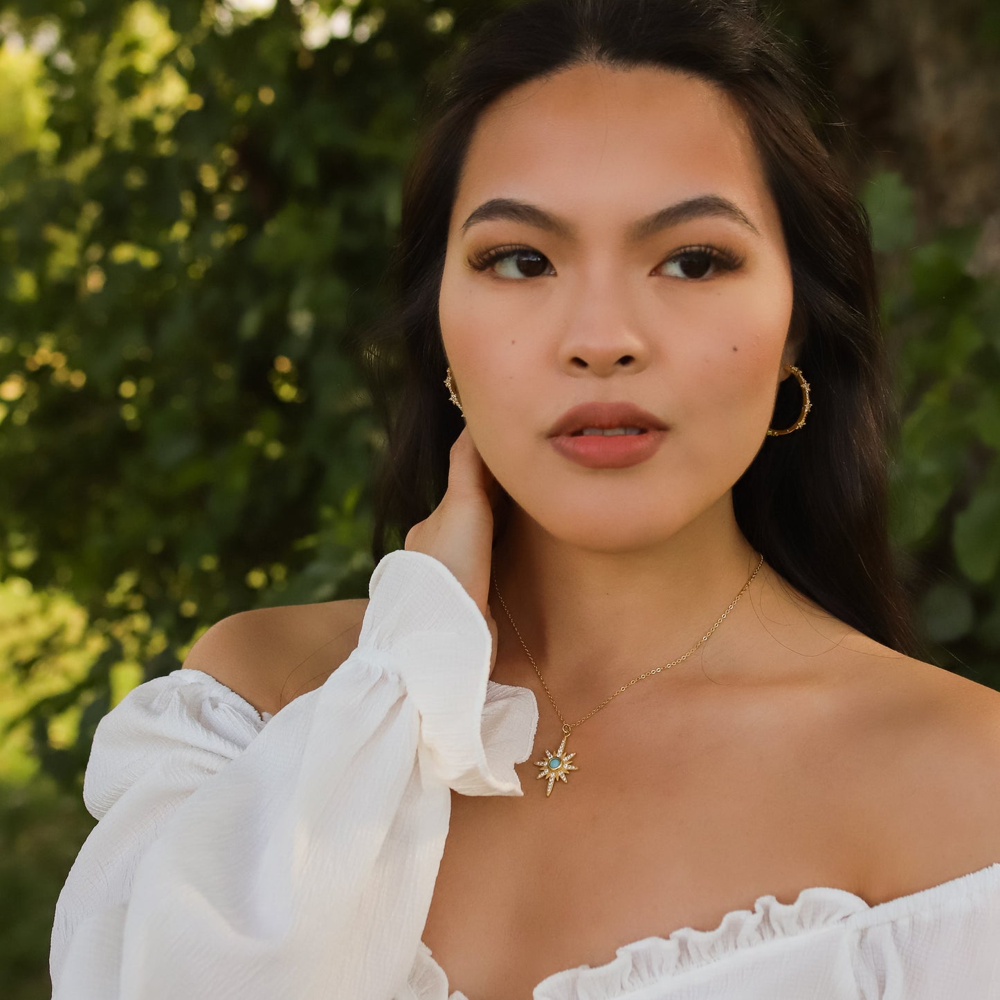 Heidi North Star Birthstone Necklace | 18K Gold Plated - Necklace