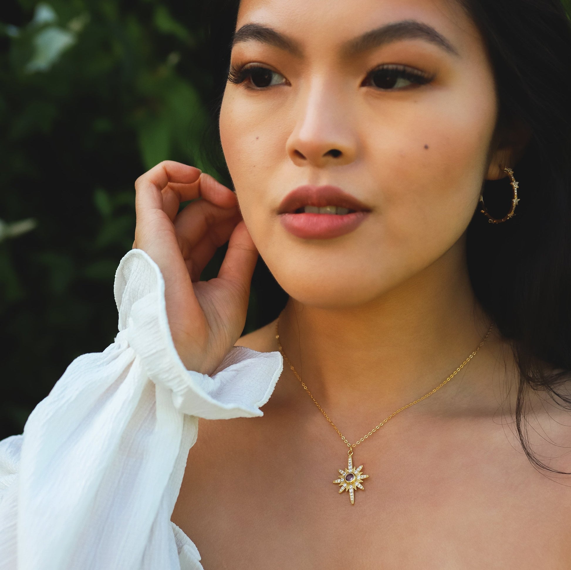 Heidi North Star Birthstone Necklace | 18K Gold Plated - Necklace