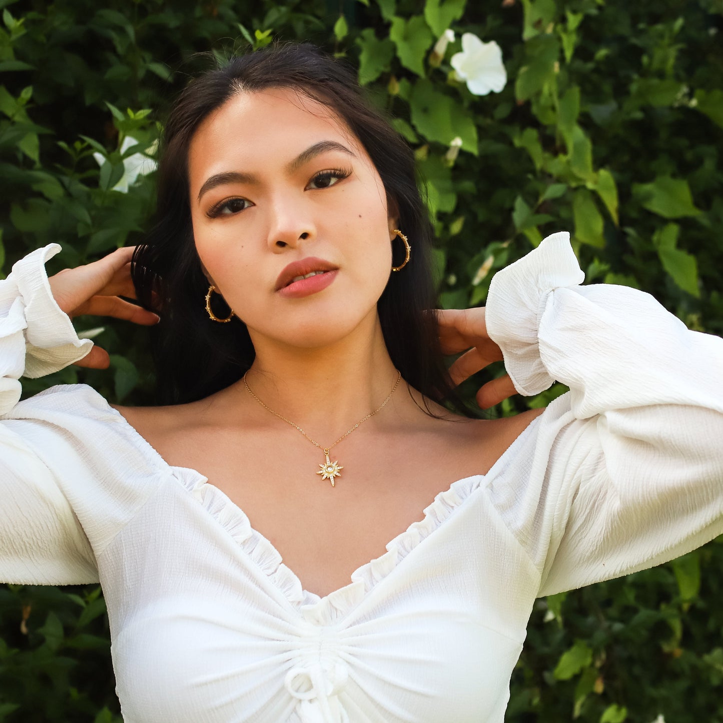 Heidi North Star Birthstone Necklace | 18K Gold Plated - Necklace