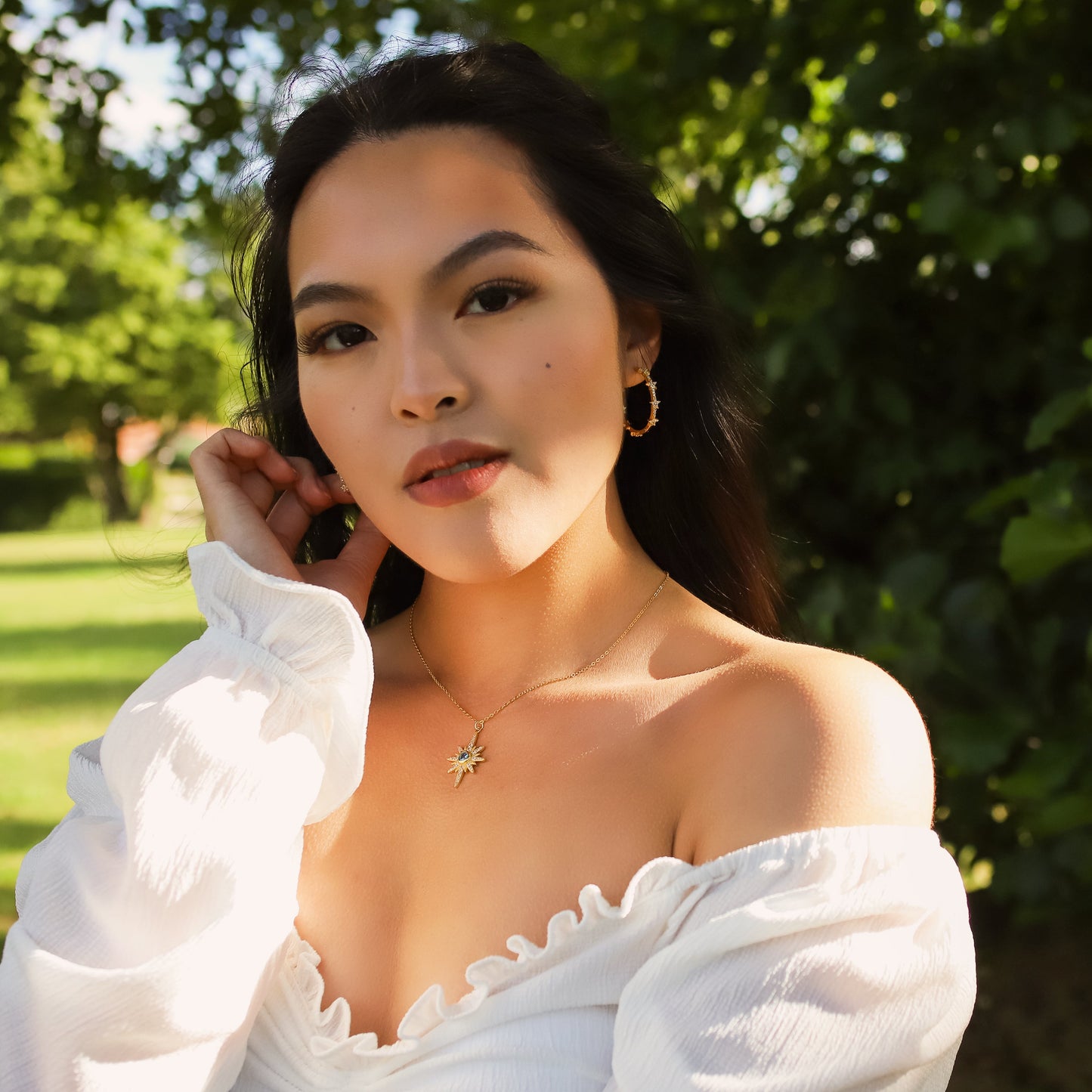 Heidi North Star Birthstone Necklace | 18K Gold Plated - Necklace