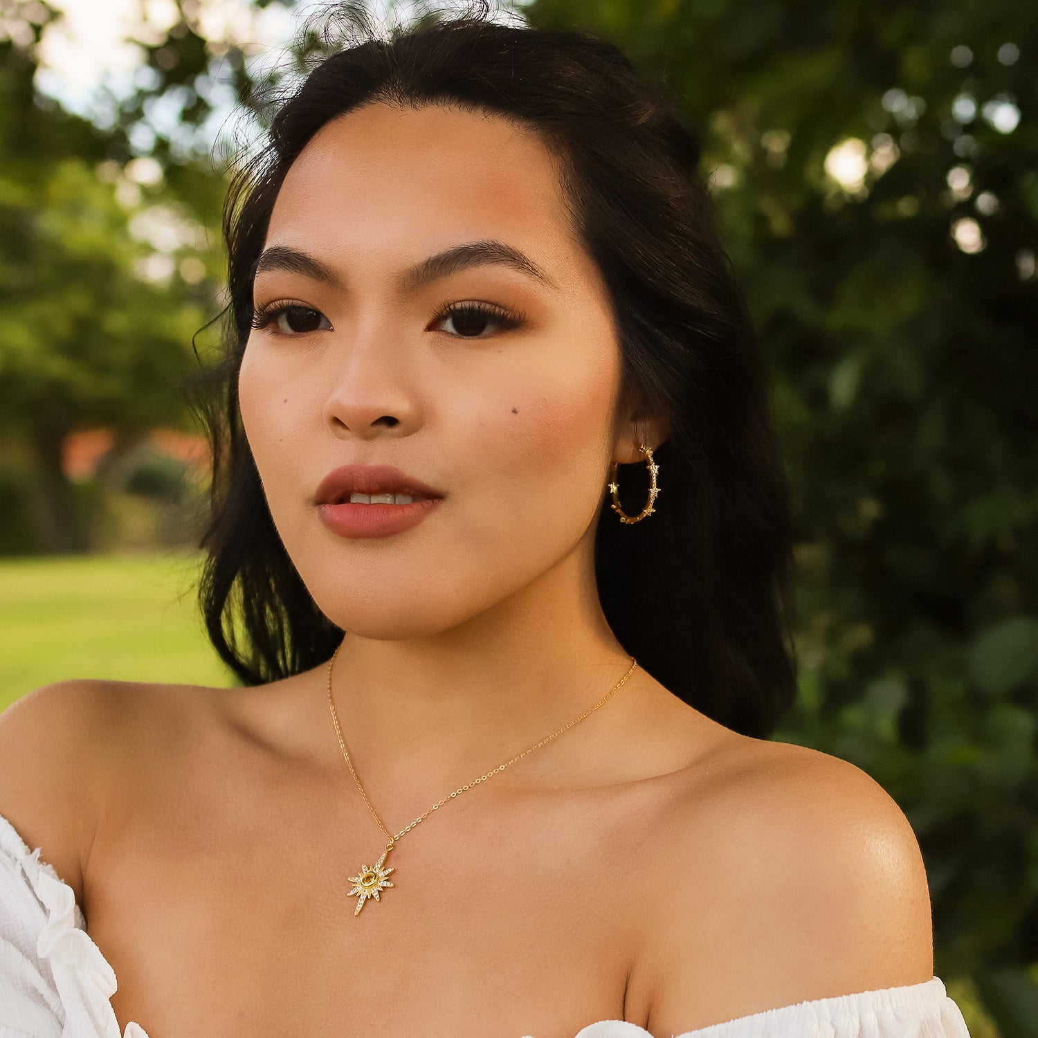 Heidi North Star Birthstone Necklace | 18K Gold Plated - Necklace