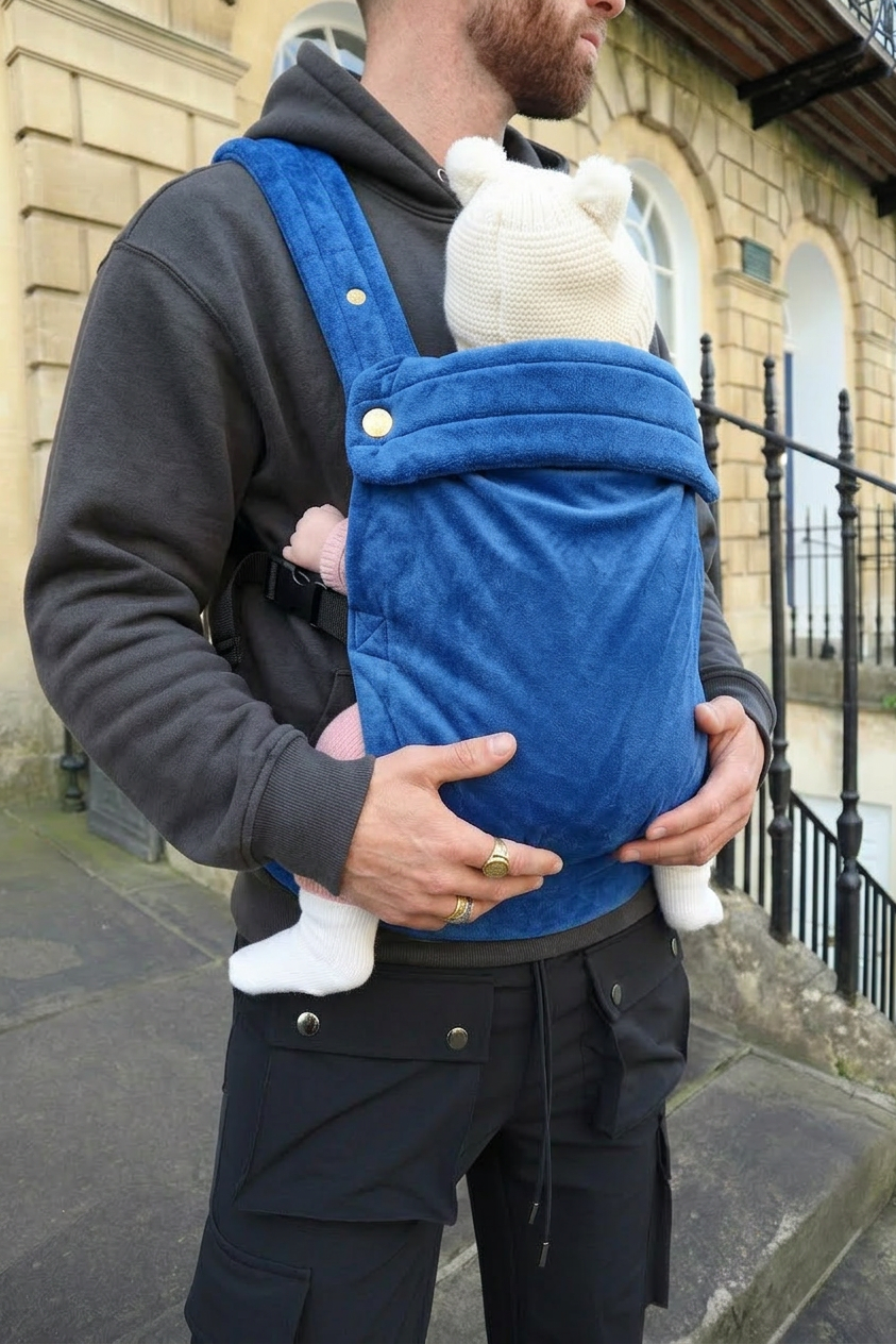 Velvet Baby Carrier - True Blue - Baby Carriers