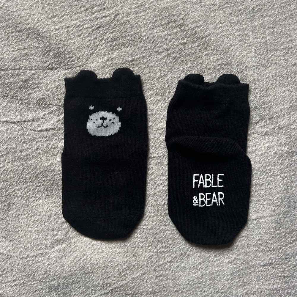 Bear Socks - Black