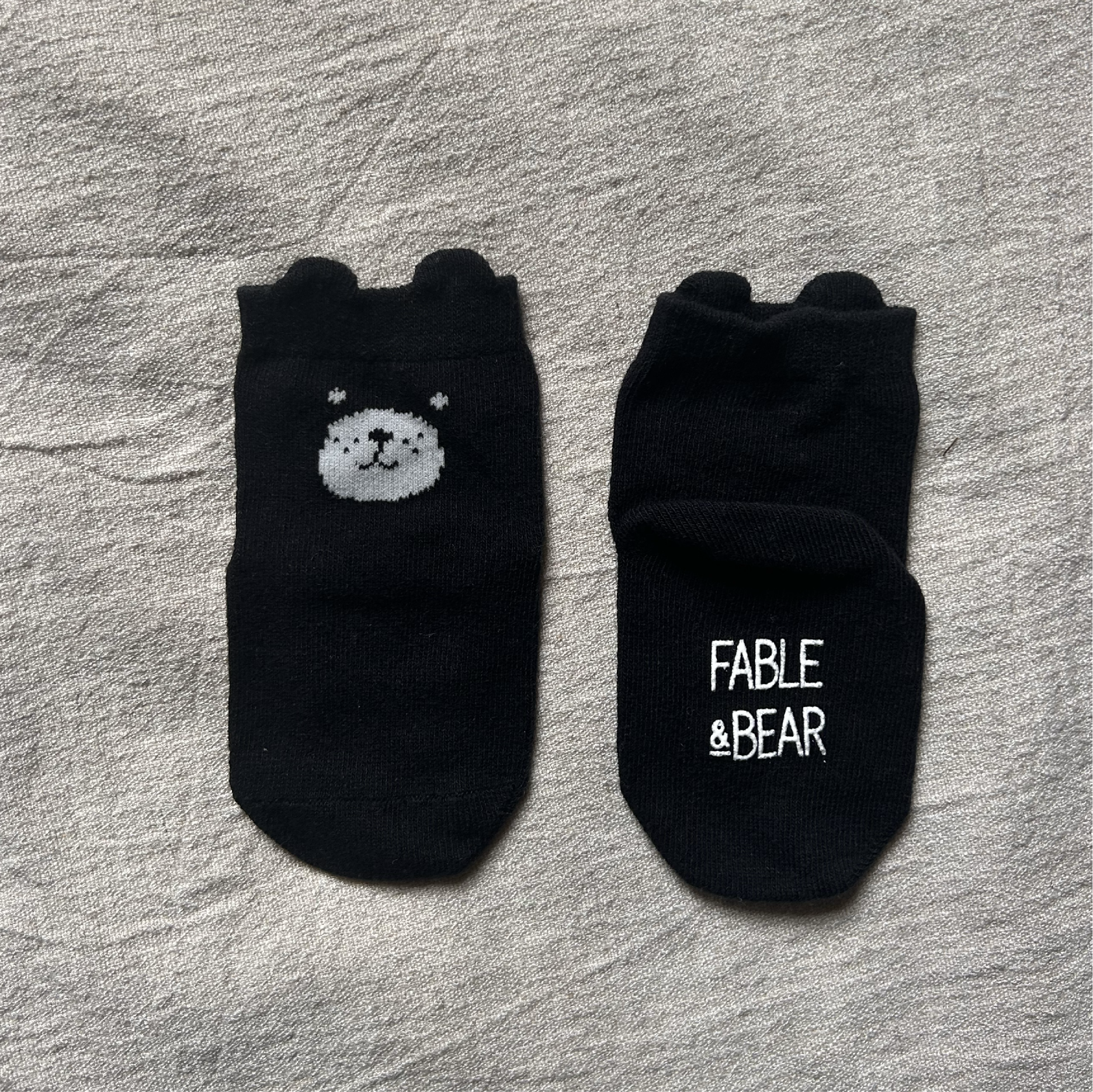 Bear Socks - Black - Baby & Toddler Socks & Tights