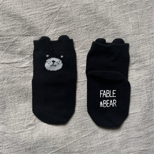 Bear Socks - Black - Baby & Toddler Socks & Tights