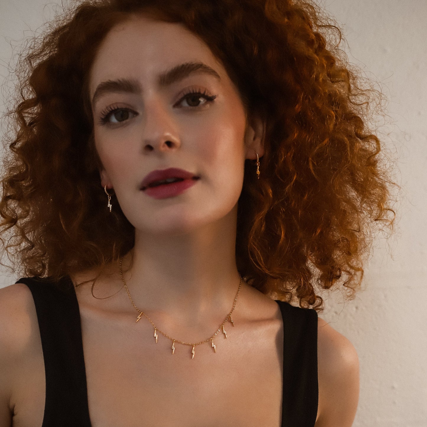 Beau Lightning Necklace | 14K Gold Plated - Necklace