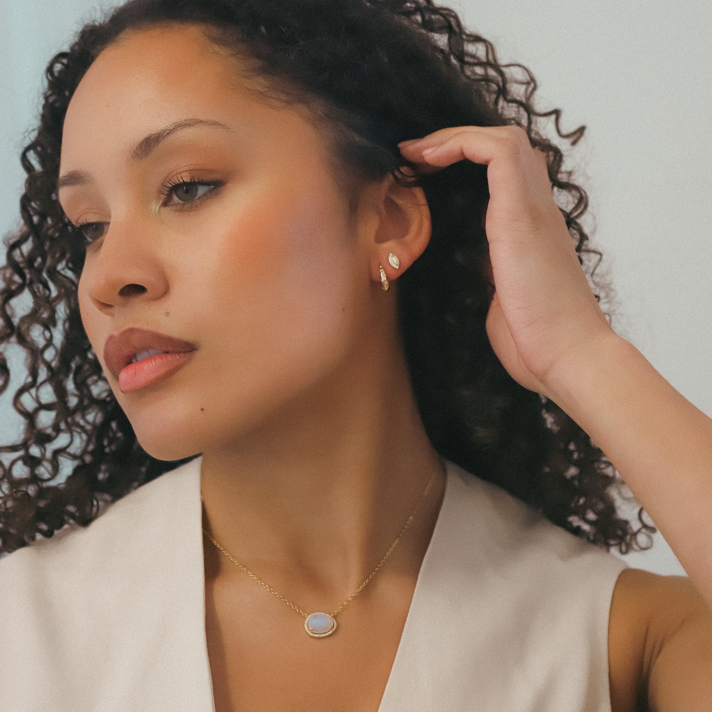Esti Star Hoop Earrings | 18K Gold Plated - Earrings