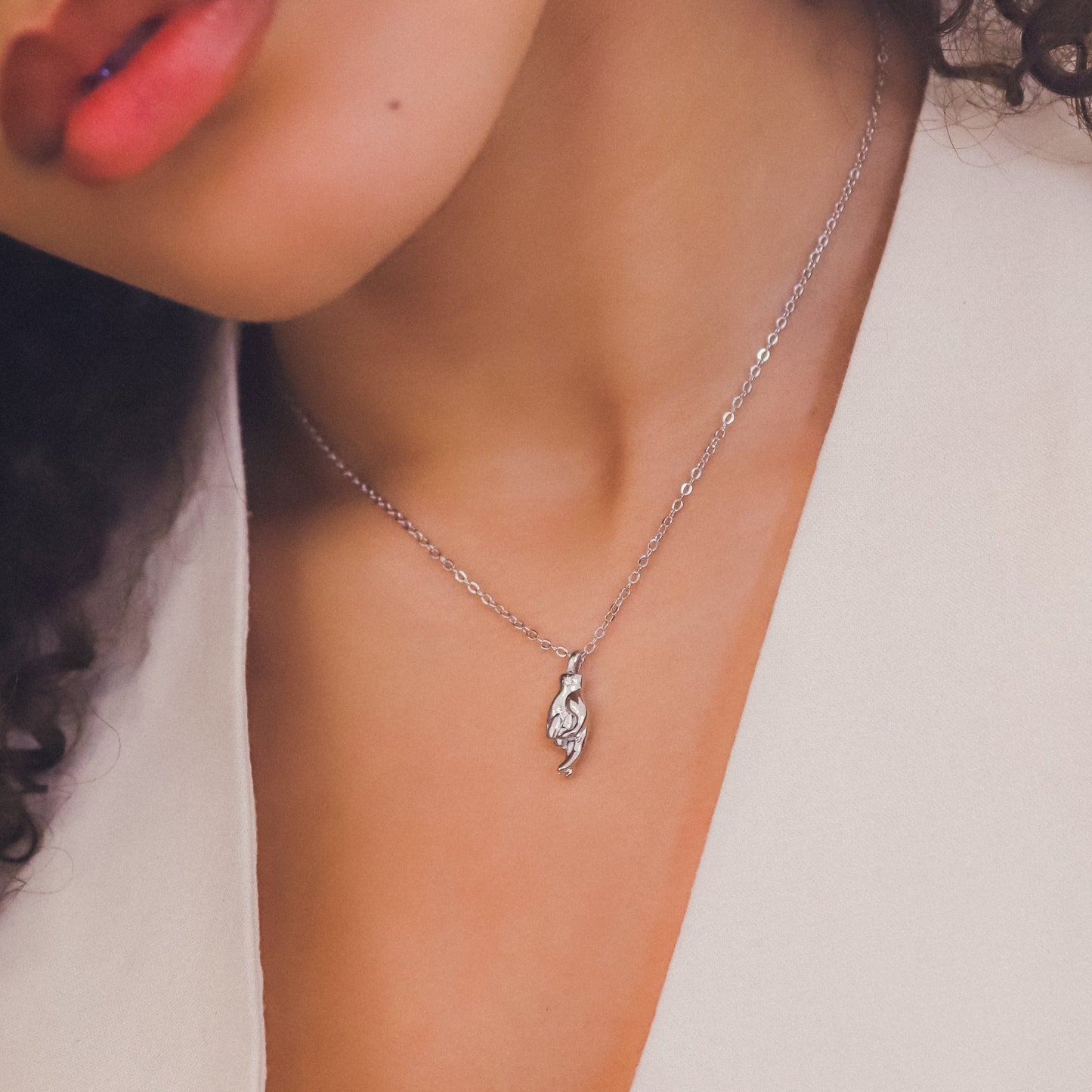 Billie Fingers Crossed Necklace | 925 Sterling Silver - Necklace