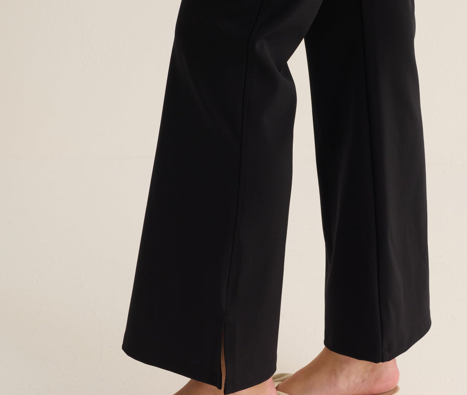 Black Soft Sculpt Hi-Stretch Kick Flare Leggings -