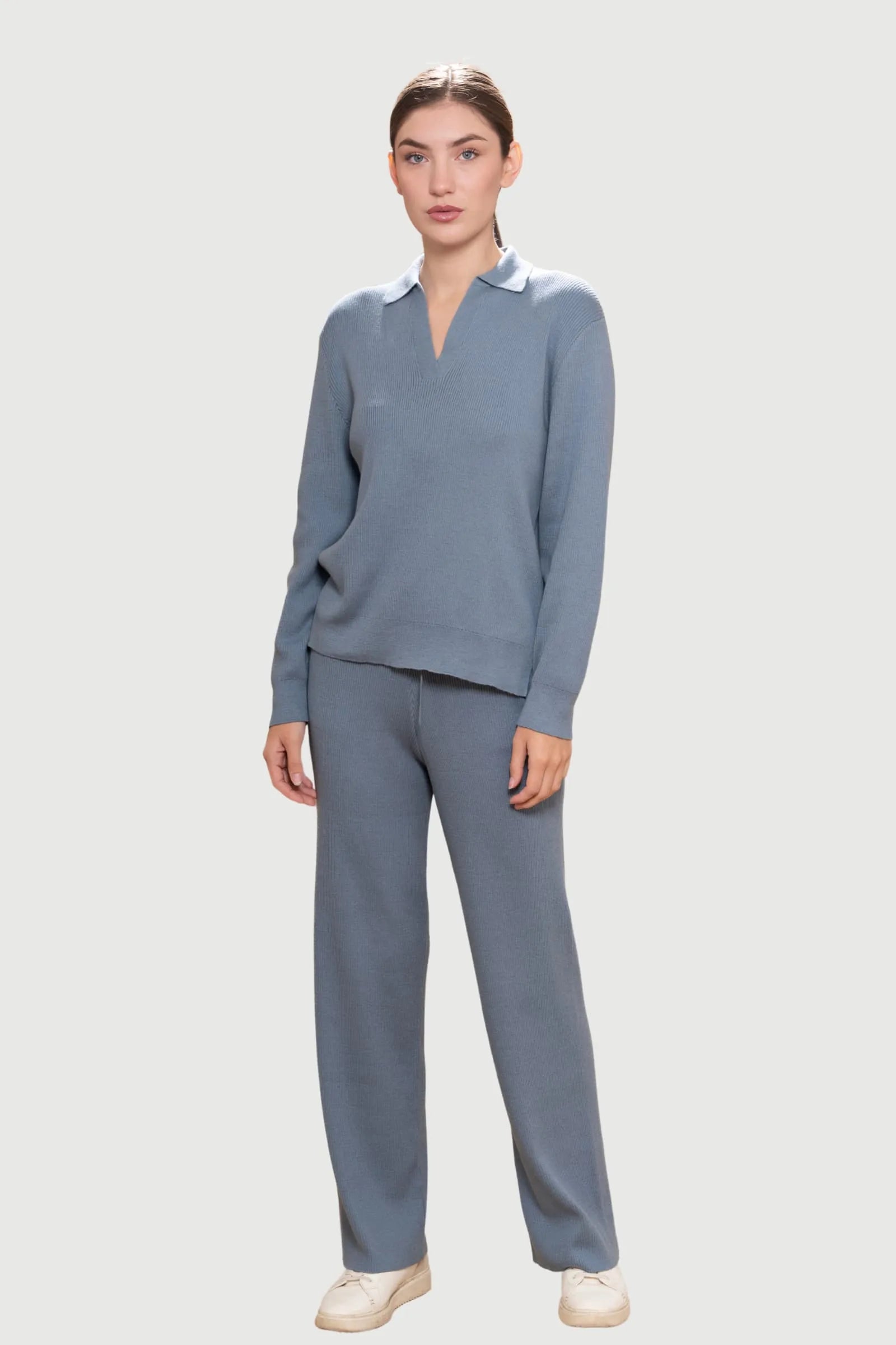 Ribbed Lounge Trousers - Women's Lounge Pants