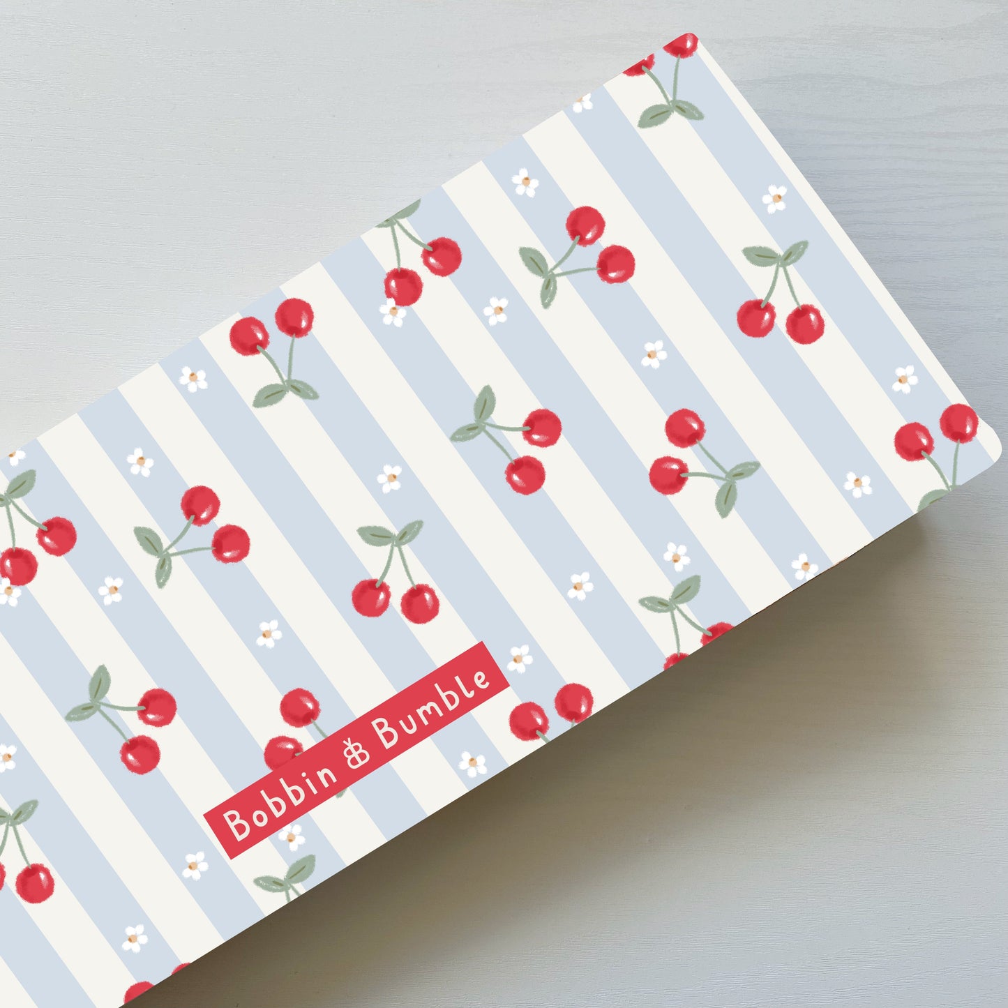 Travel Changing Mat - Cherry Stripe - Changing Mats