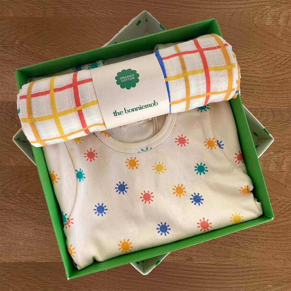 Ensemble Dreamy & Ditto - Coffret Cadeau Gigoteuse Bébé & Couverture Emmaillotage Mousseline