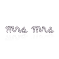 Ettie 'Mrs' Stud Earrings | 925 Sterling Silver
