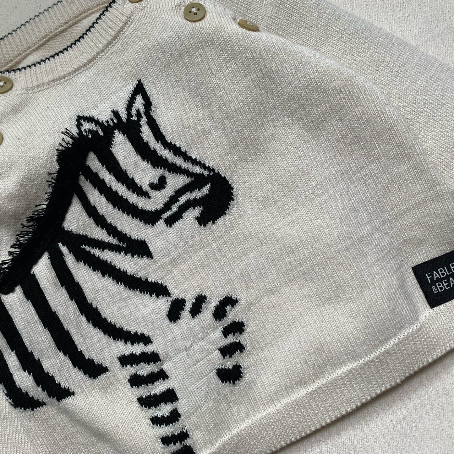 Lucky Zebra Jumper - Clothing