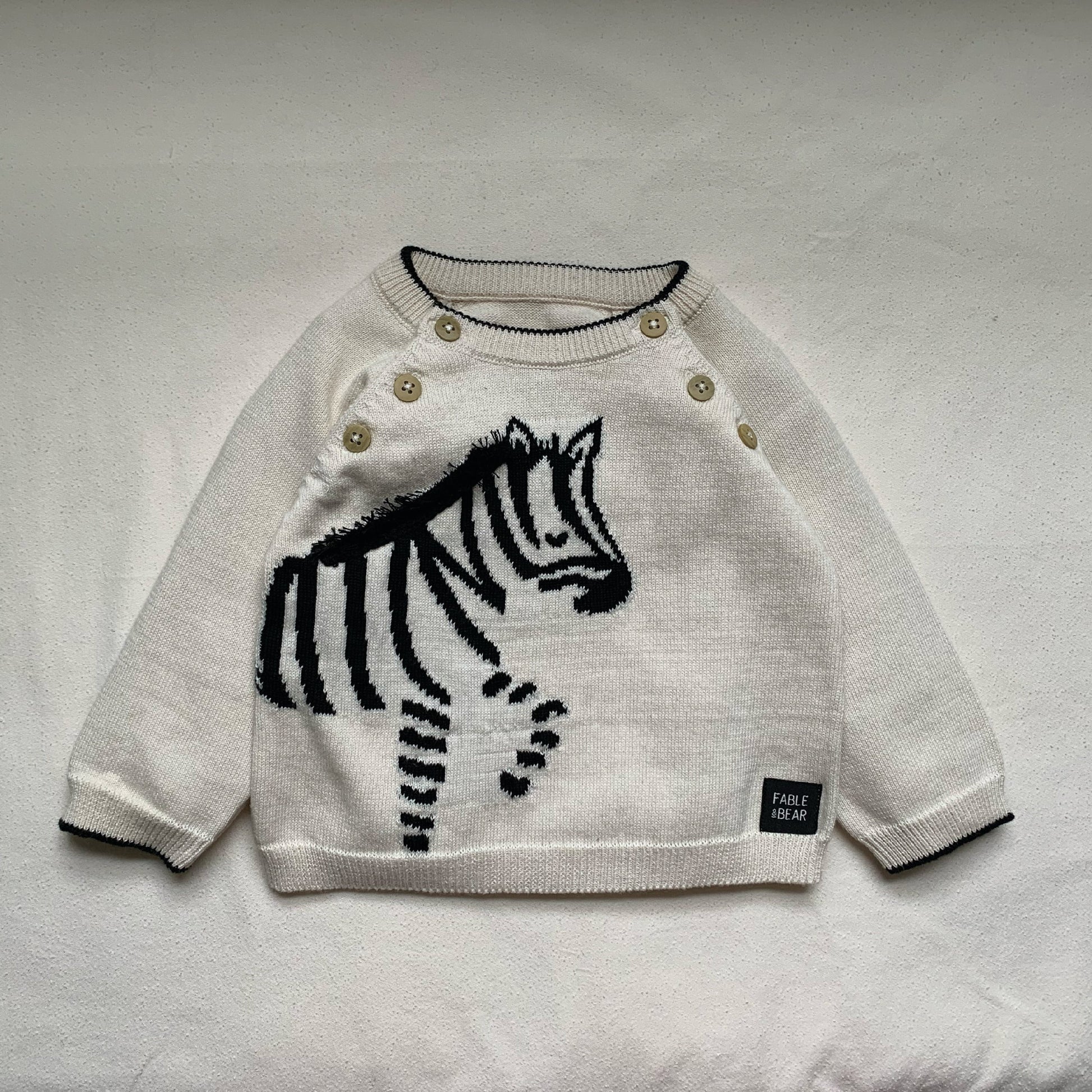 Lucky Zebra Jumper - Clothing