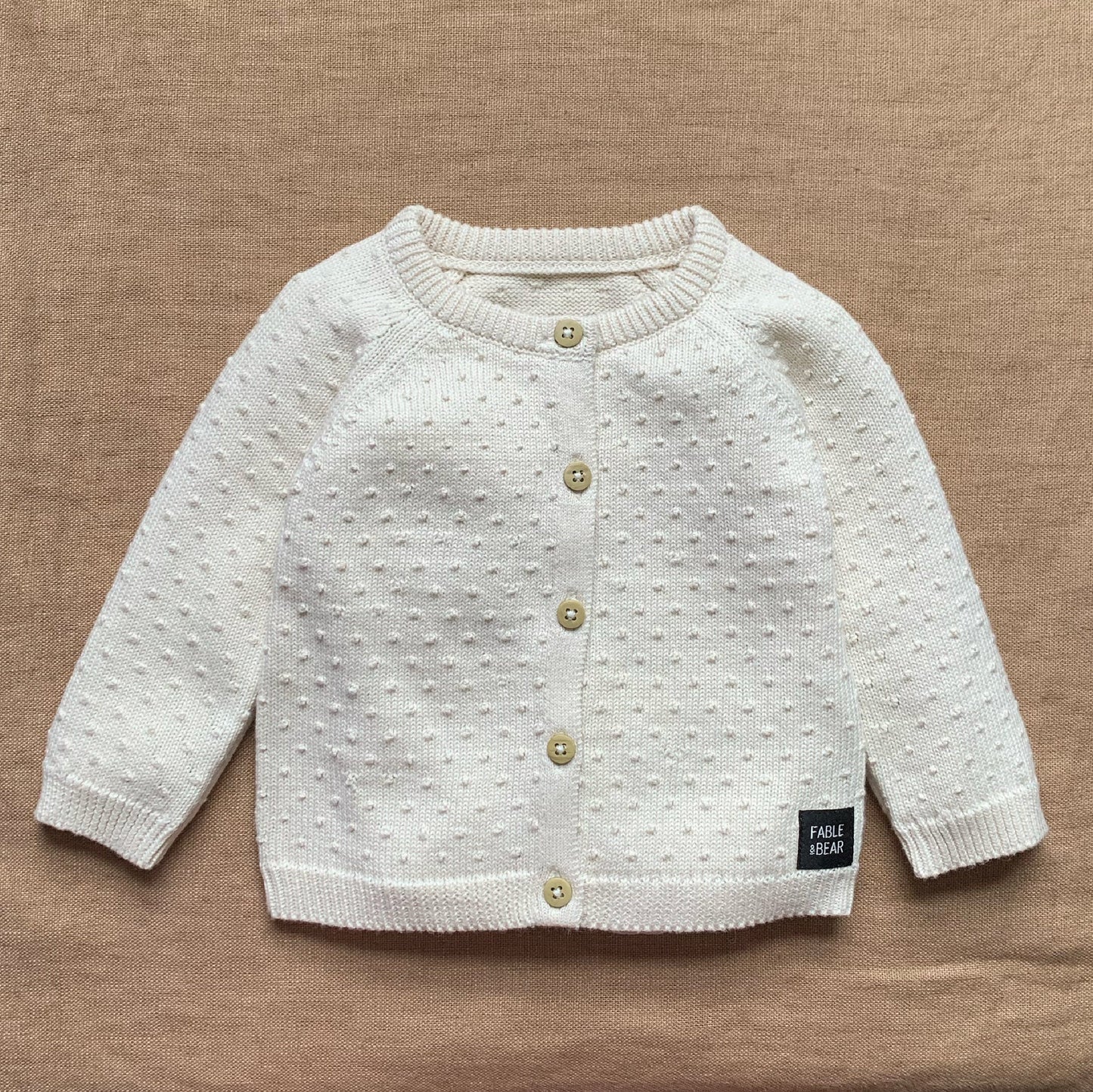 Popcorn Texture Cardigan - Cardigans