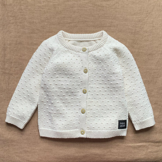 Popcorn Texture Cardigan - Cardigans