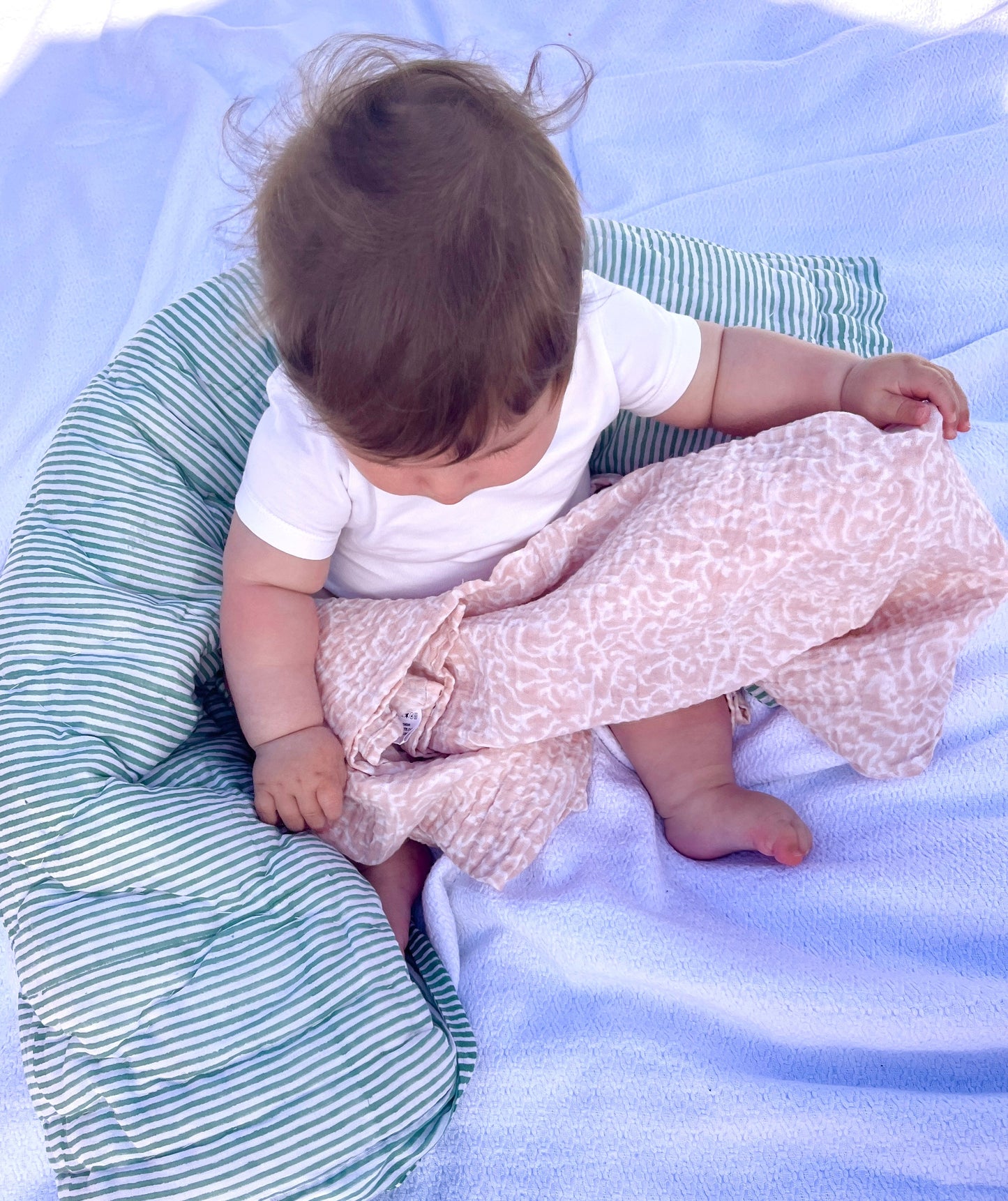 Coral Muslin Swaddle - Swaddling & Receiving Blankets