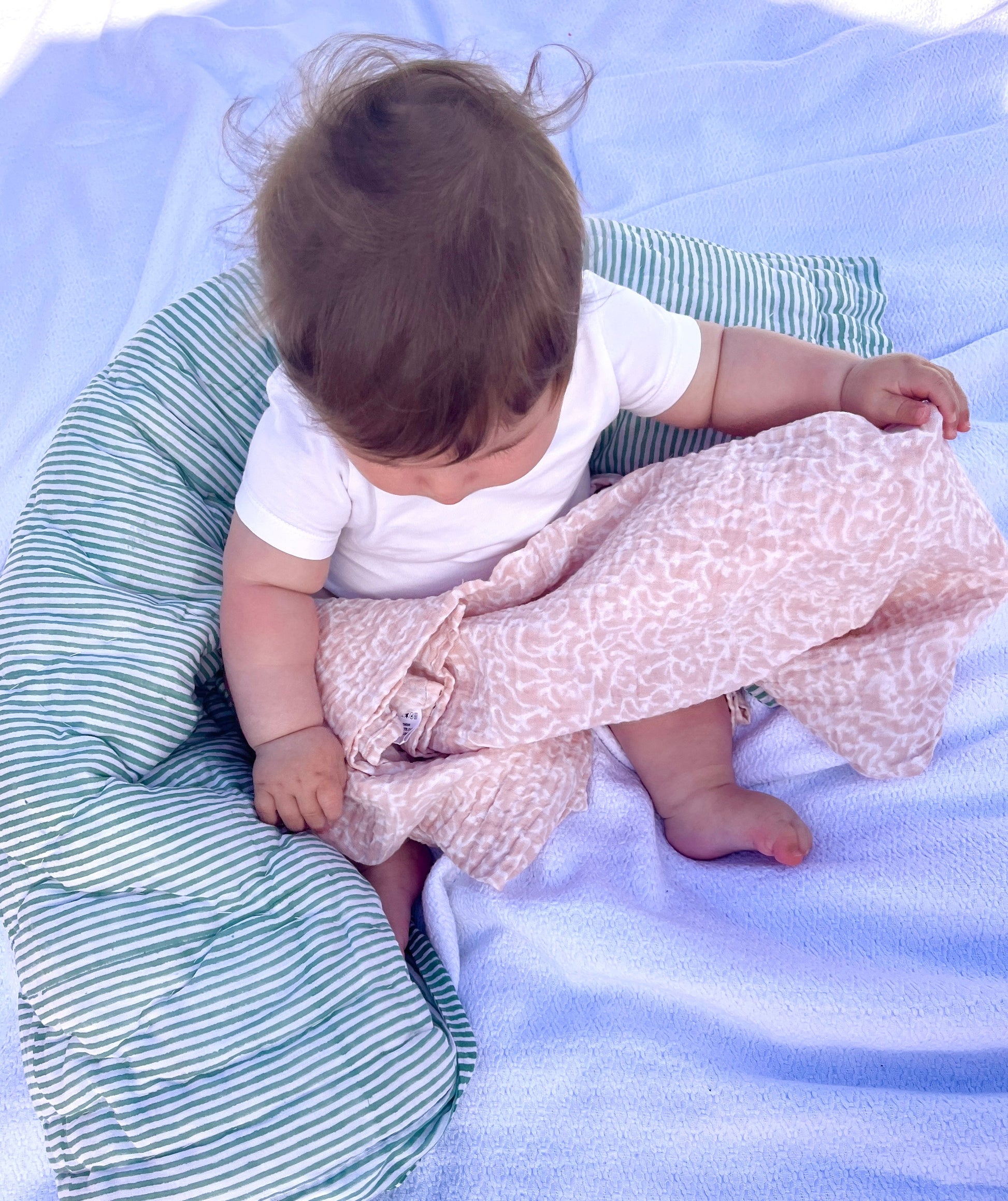 Coral Muslin Swaddle - Swaddling & Receiving Blankets