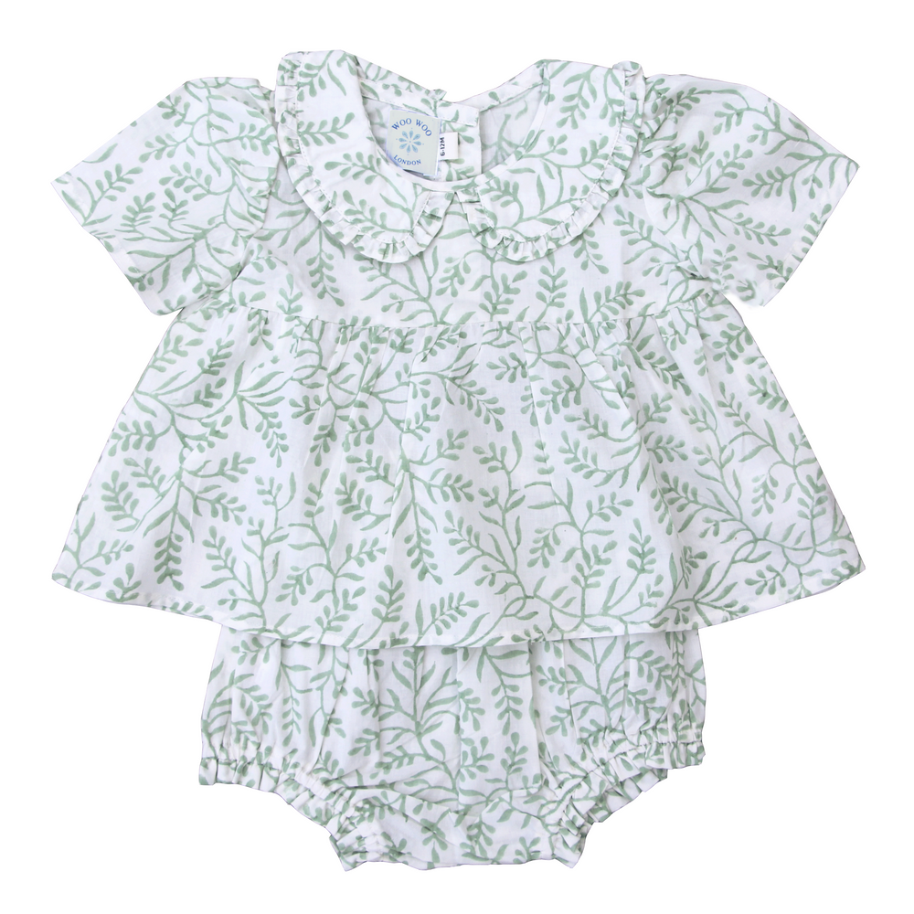 Conjunto Blusa Curta e Bloomer Georgia