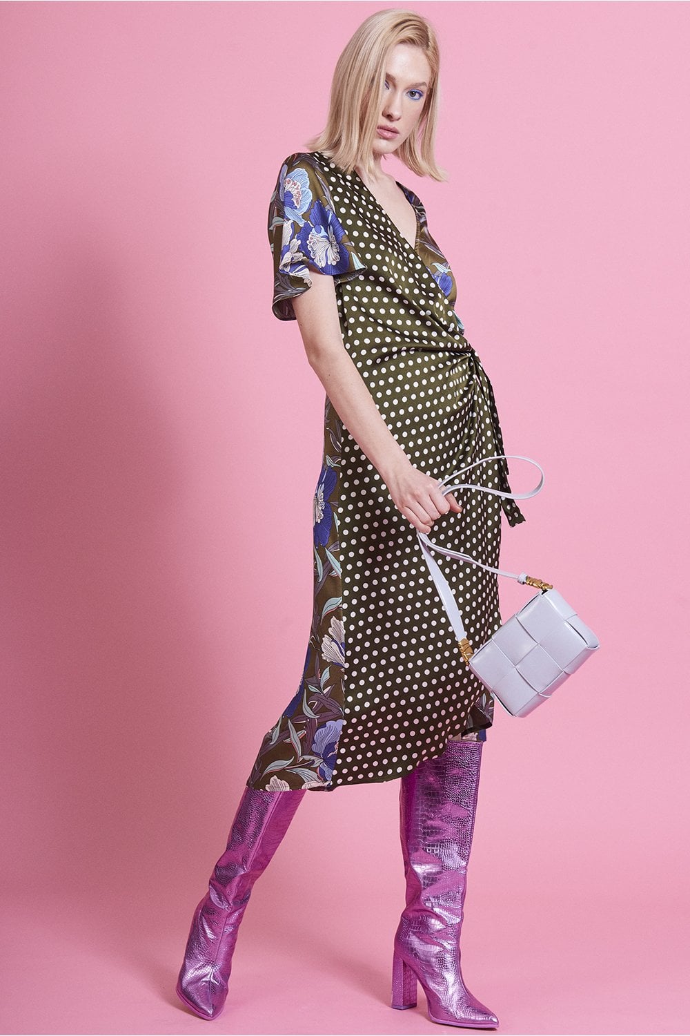 Grey Grape Skin Eco Leather Bag - Bags