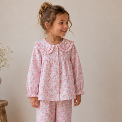 Pink Paisley Organic Muslin Pyjamas