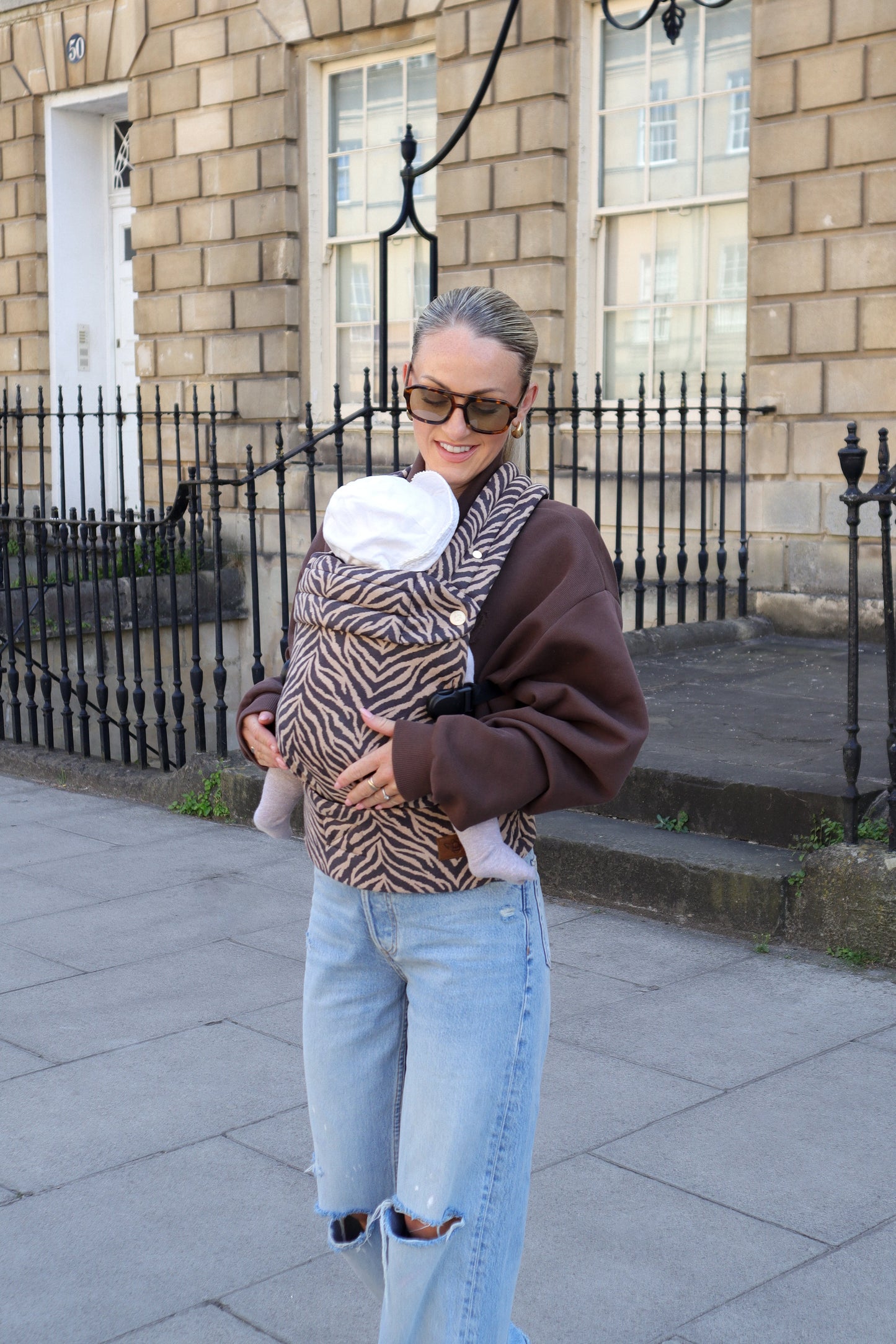 Nomad Air Animal Print Baby Carrier - Zebrano - Ring Slings & Hip Carriers