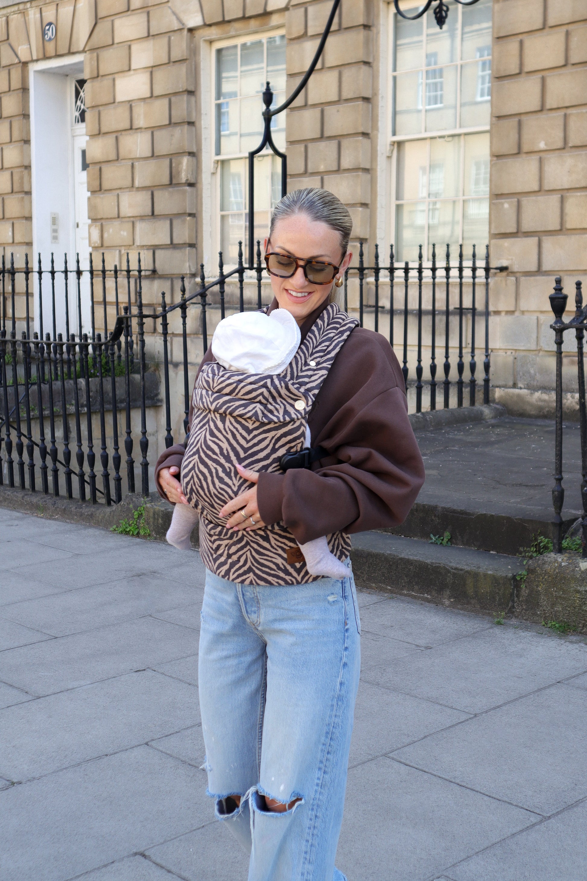 Nomad Air Animal Print Baby Carrier - Zebrano - Ring Slings & Hip Carriers