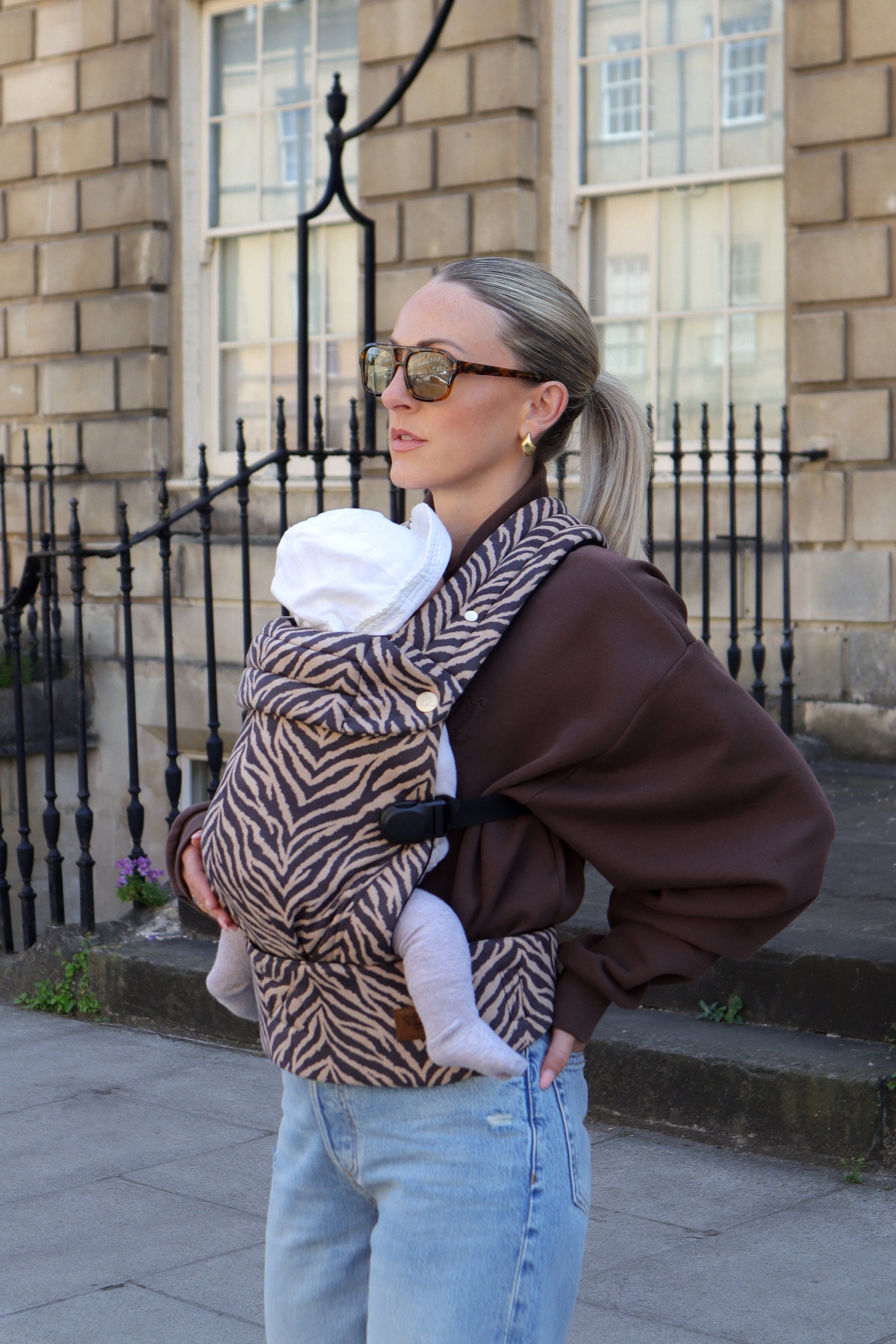 Nomad Air Animal Print Baby Carrier - Zebrano - Ring Slings & Hip Carriers
