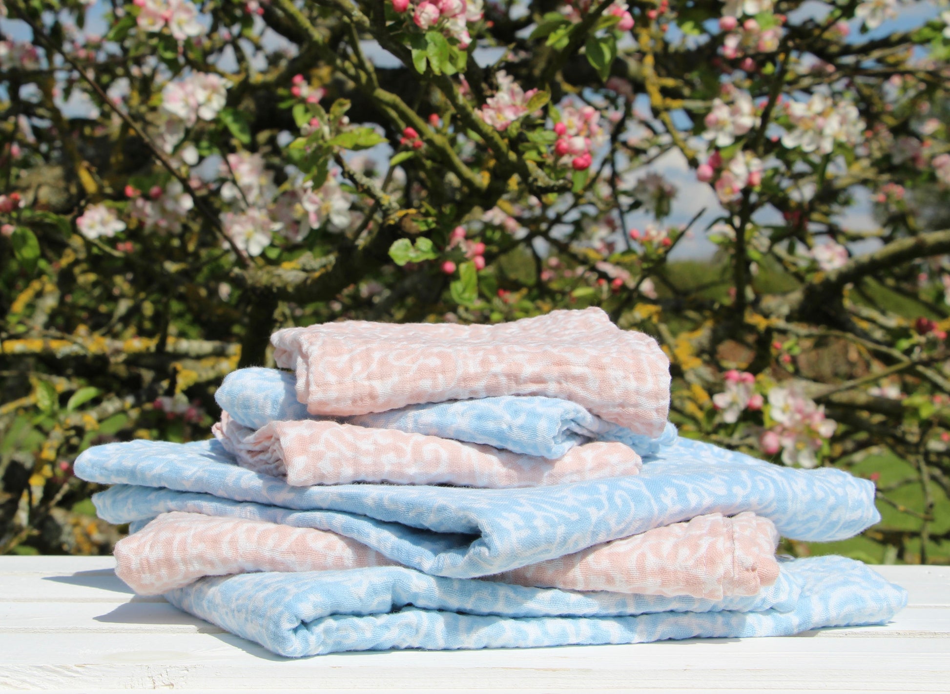 Coral Muslin Swaddle - Swaddling & Receiving Blankets