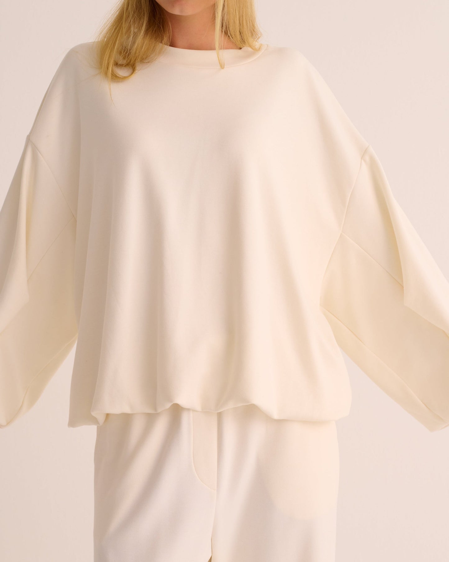Cloud Dancer Sweatshirt and Joggers Set -