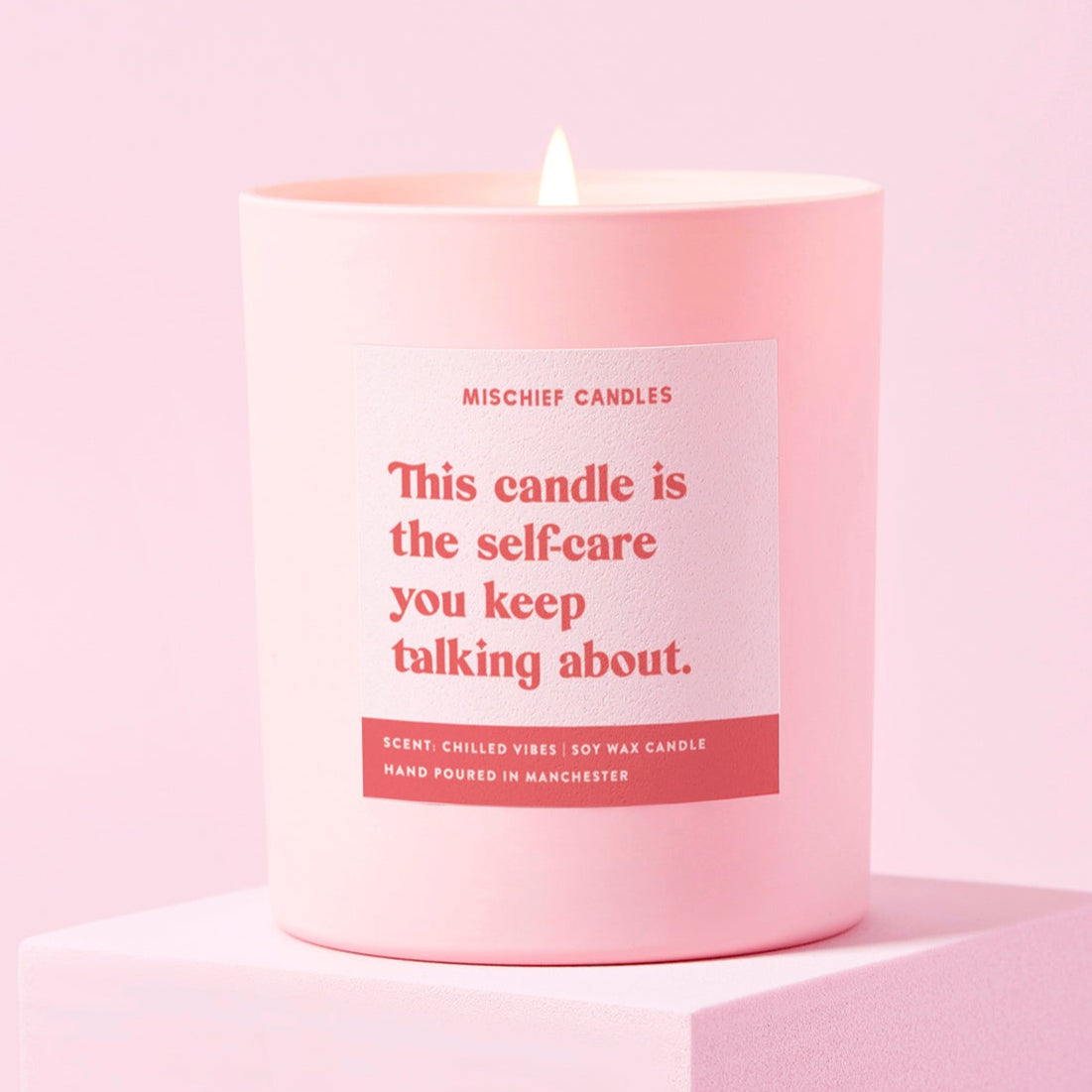 Funny Well-Being Gift Soy Wax Candle The Self-Care You Keep Talking About Candle Only - Candles