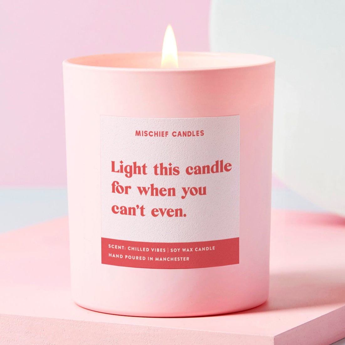Self-Care Gift Funny Well-Being Candle For When You Can’t Even 20cl - 160g Candle Candle Only - Candles
