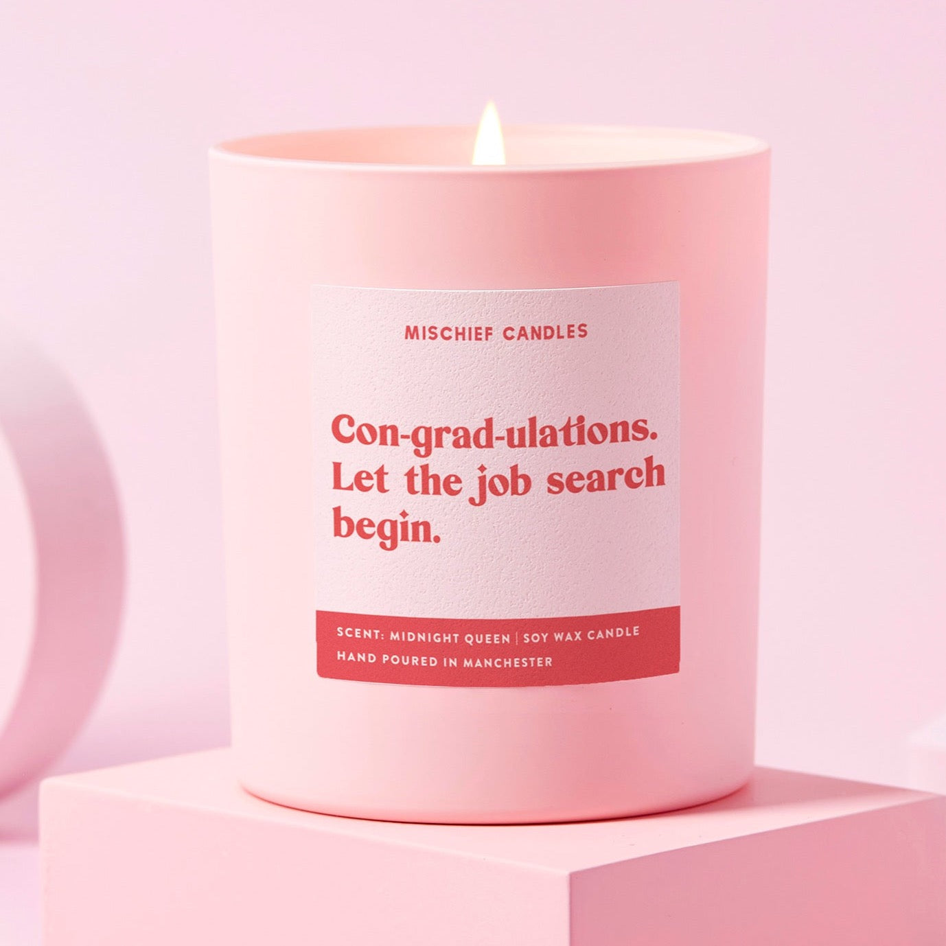 Graduation Gift Funny Graduation Candle Con-grad-ulations Candle Only - Candles