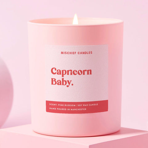 Capricorn Birthday Gift Funny Zodiac Candle Capricorn Baby