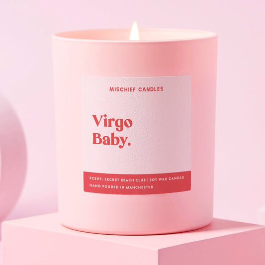 Virgo Birthday Gift Funny Zodiac Birthday Candle Virgo Baby Candle Only - Candles
