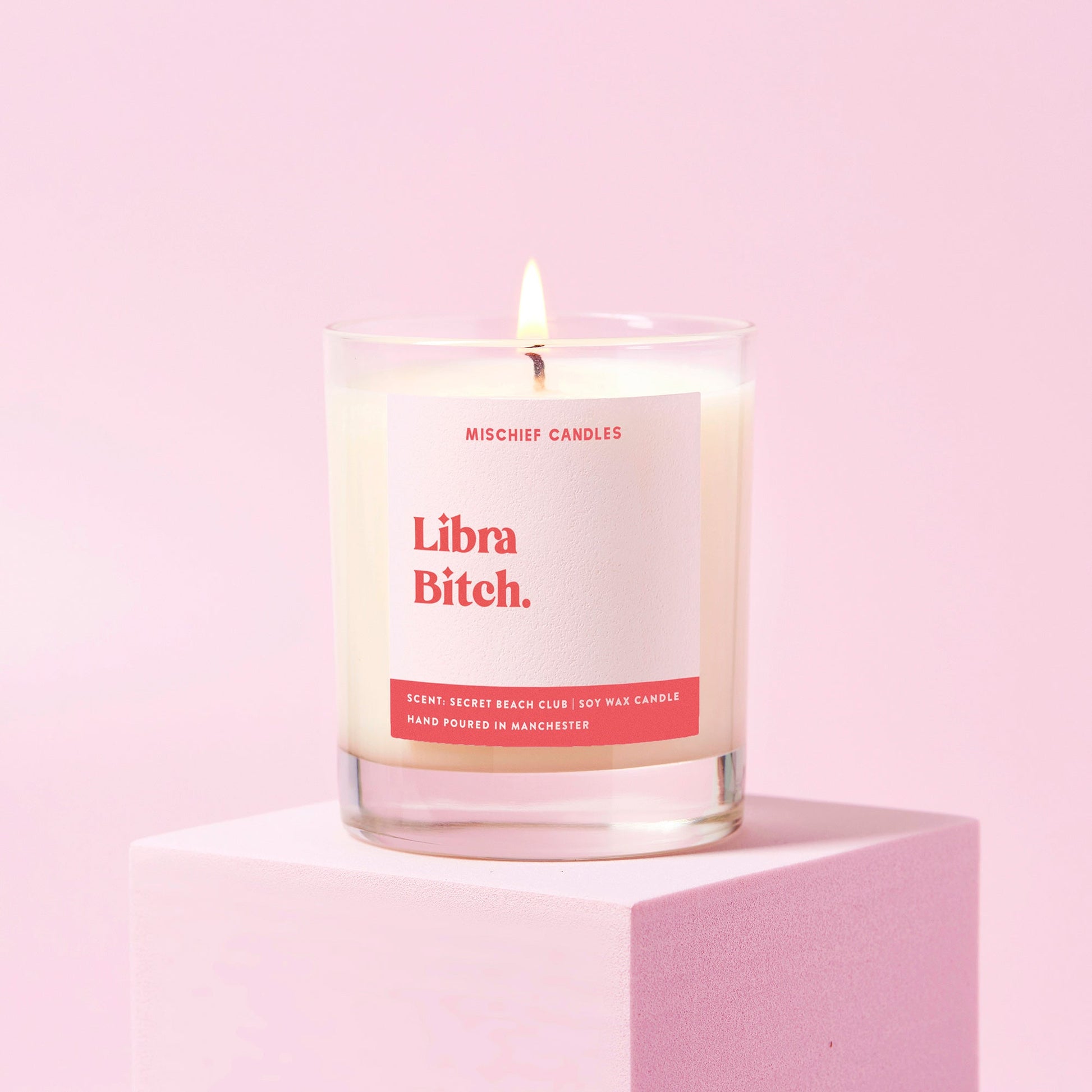 Libra Birthday Gift Funny Zodiac Birthday Candle Libra Bitch - Candles