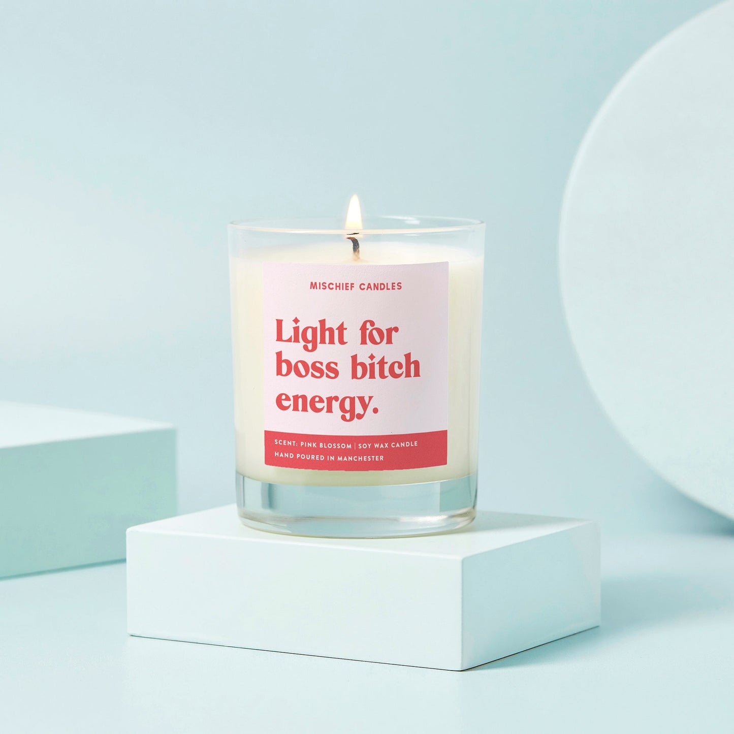 Light For Boss Bitch Energy Gift CEO Boss Entrepreneur New Job Candle - Candles
