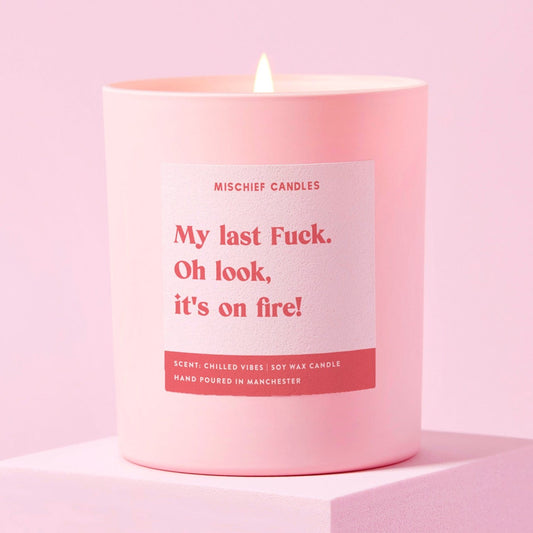Funny My Last Fuck Friendship Gift Funny Candle Candle Only - Candles