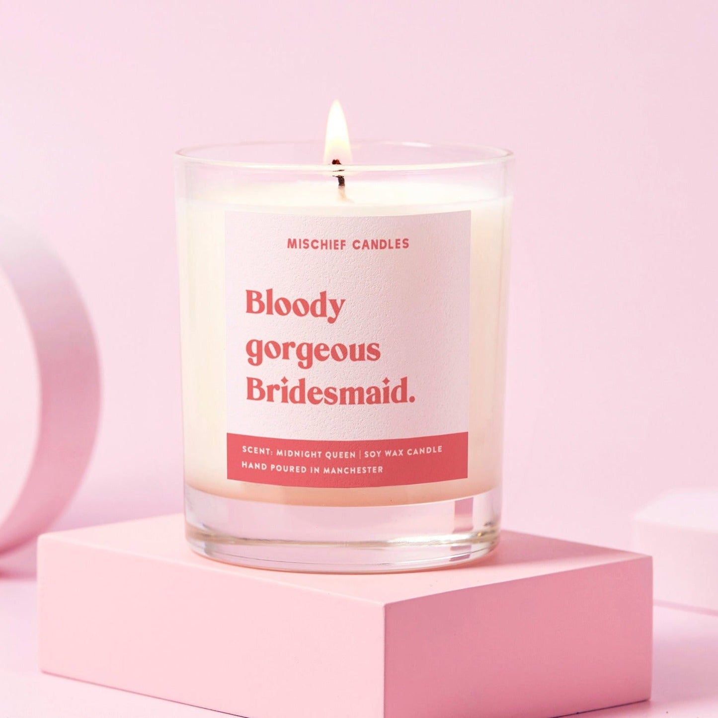 Funny Bridesmaid Gift Candle Bloody Gorgeous Bridesmaid - Candles