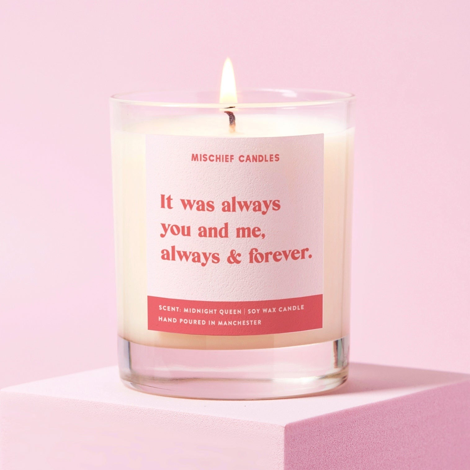 Funny Anniversary Gift Candle You and Me Always and Forever - Candles