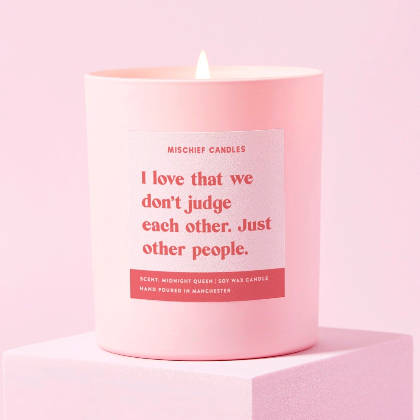 Friendship Gift Funny Gift For Her Soy Wax Candle Judge Other People Candle Only - Candles
