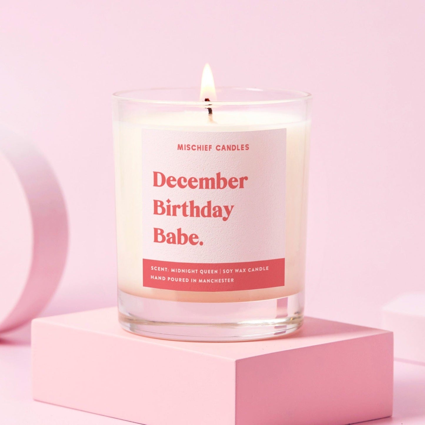 December Birthday Gift Funny Gift Candle December Birthday Babe - Candles