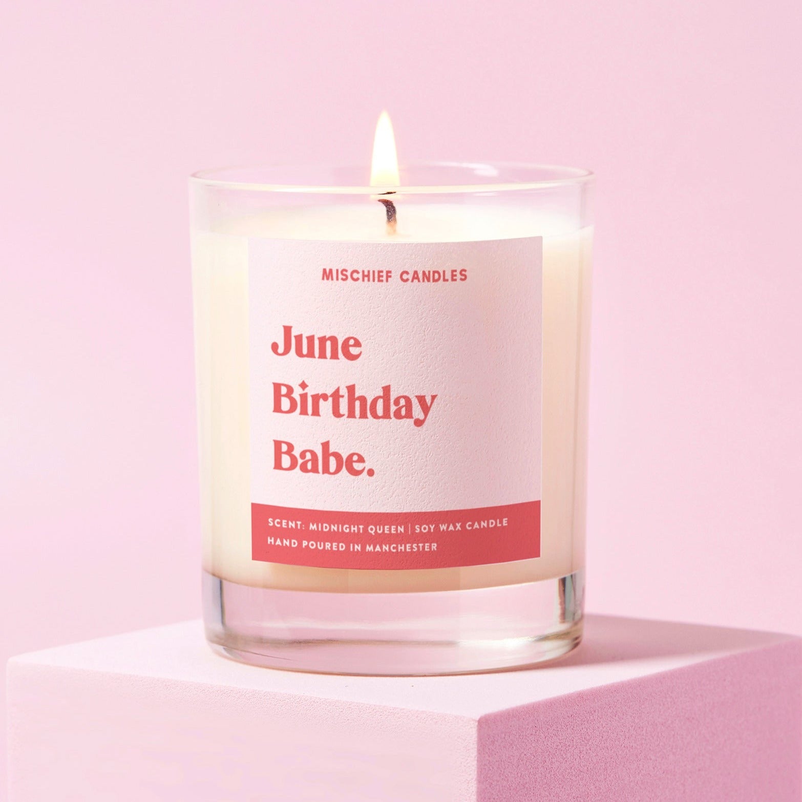 June Birthday Gift Funny Gift Candle June Birthday Babe - Candles