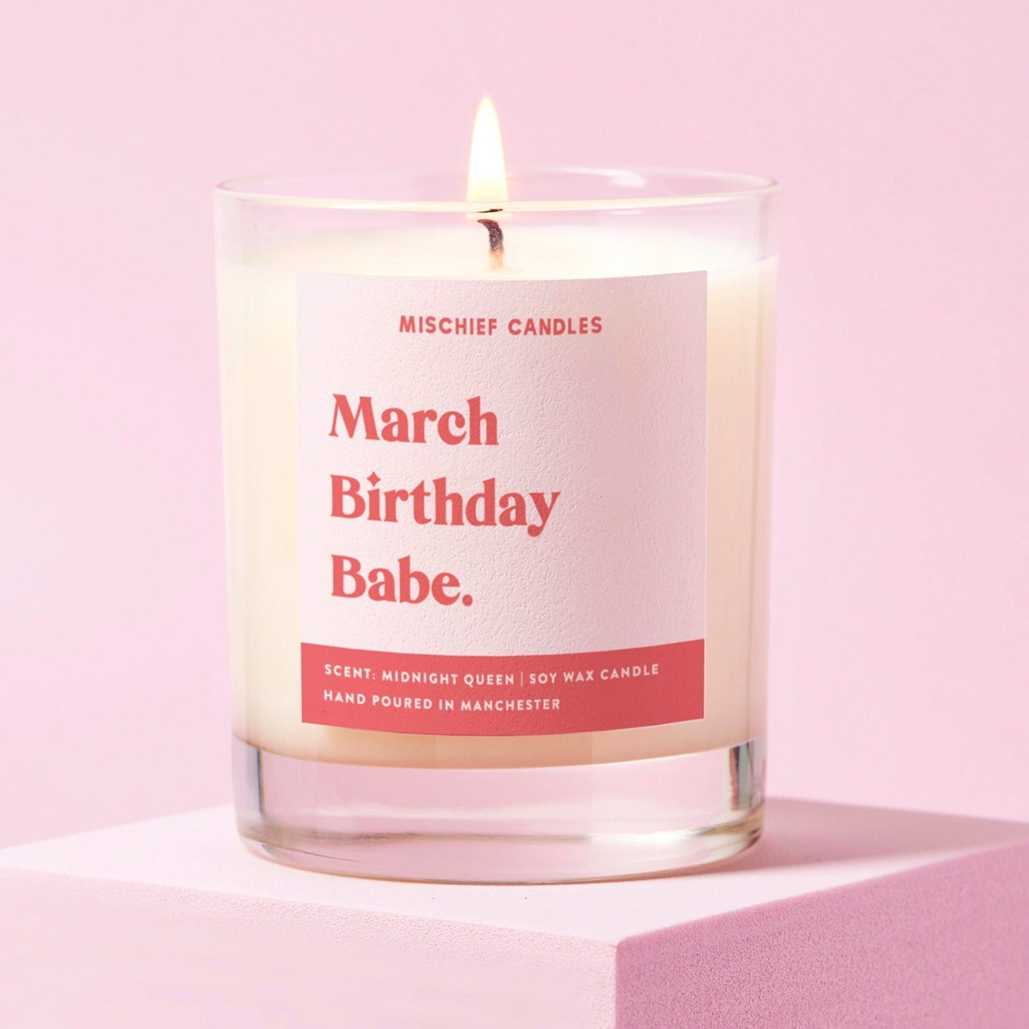 March Birthday Gift Funny Gift Candle March Birthday Babe - Candles