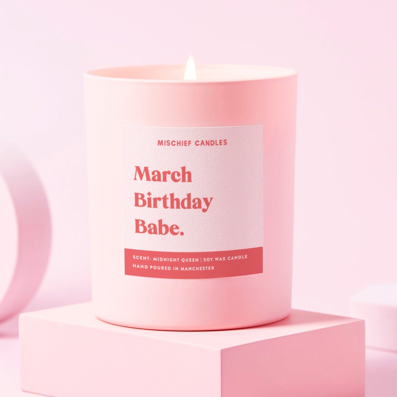 March Birthday Gift Funny Gift Candle March Birthday Babe Candle Only - Candles