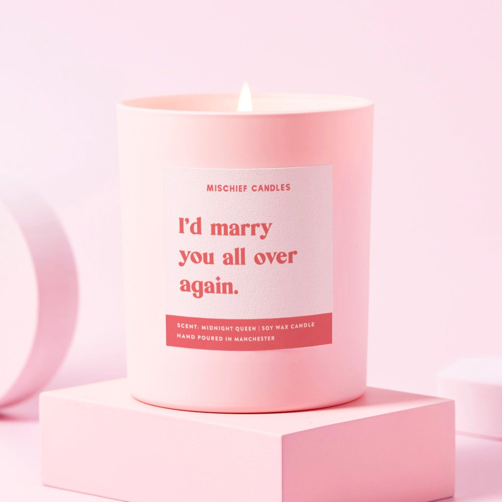 Funny Anniversary Gift Candle Marry All Over Again Candle Only - Candles