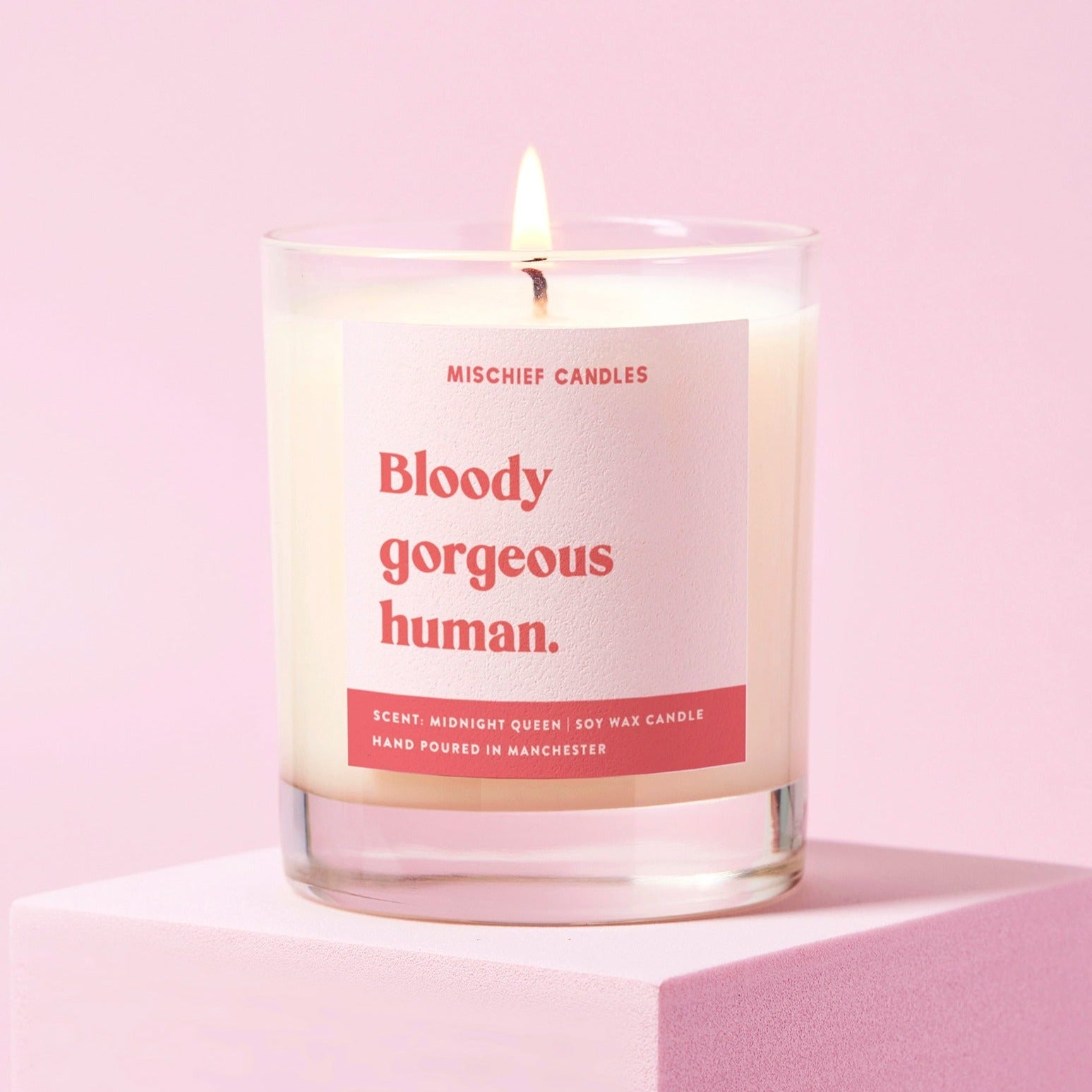 Friendship Gift Funny Gift For Her Candle Bloody Gorgeous Human - Candles